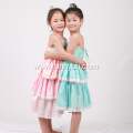 New Design Kid Girls Flower Clothing Dresses Boutique